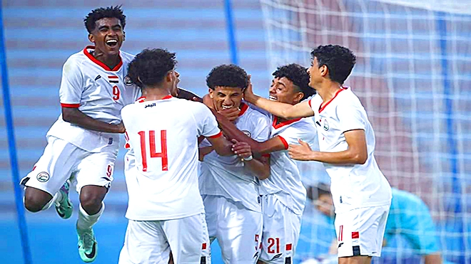 ​منتخب اليمن للناشئين يهزم قيرغيزستان ويتصدر المجموعة التاسعة